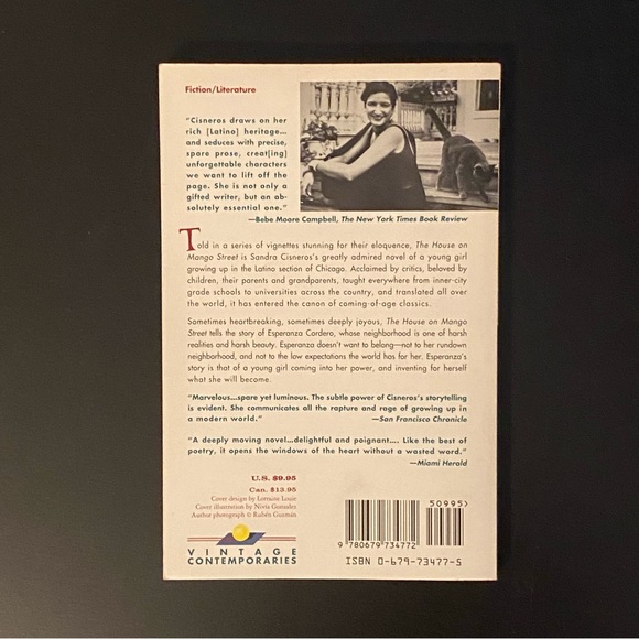 The House on Mango Street by Sandra Cisneros, book, fiction/literature - Picture 2 of 5